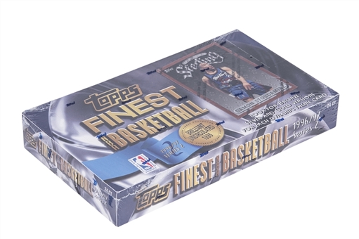 1996-97 Topps Finest Series 2 Basketball Unopened & Sealed Hobby Box -  Possible Kobe Bryant Rookie!